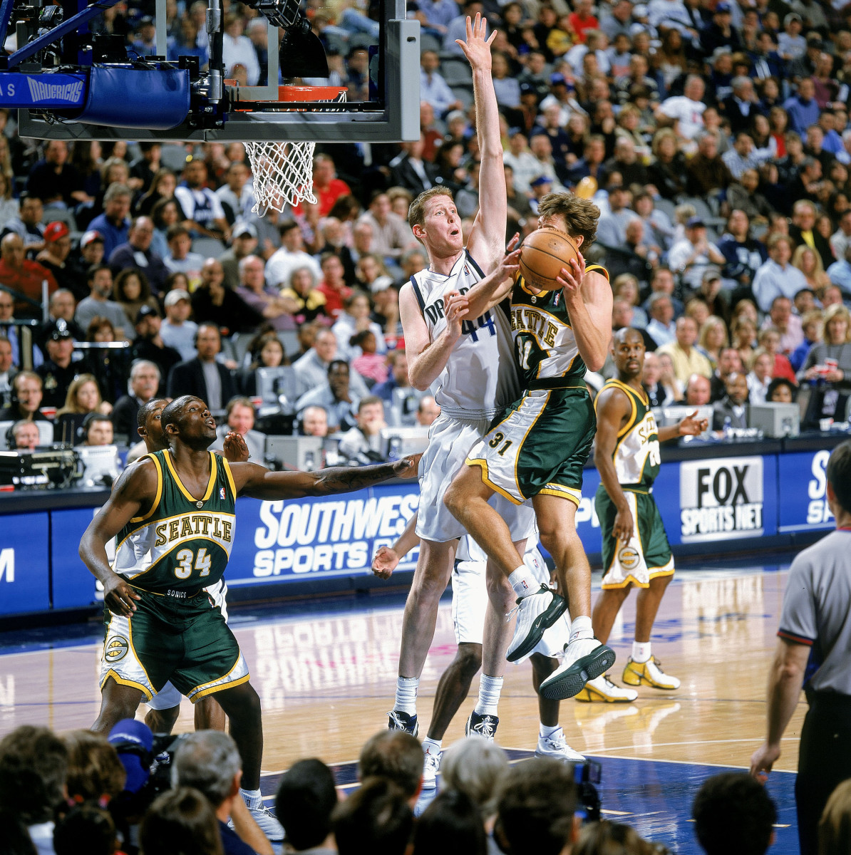 Bradley made his name in the paint, blocking 2.5 shots per game, ninth on the NBA’s all-time list.